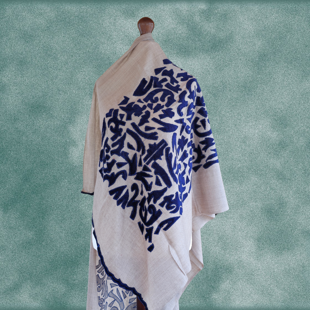 Luxe Opulence Cashmere Velvet Stole