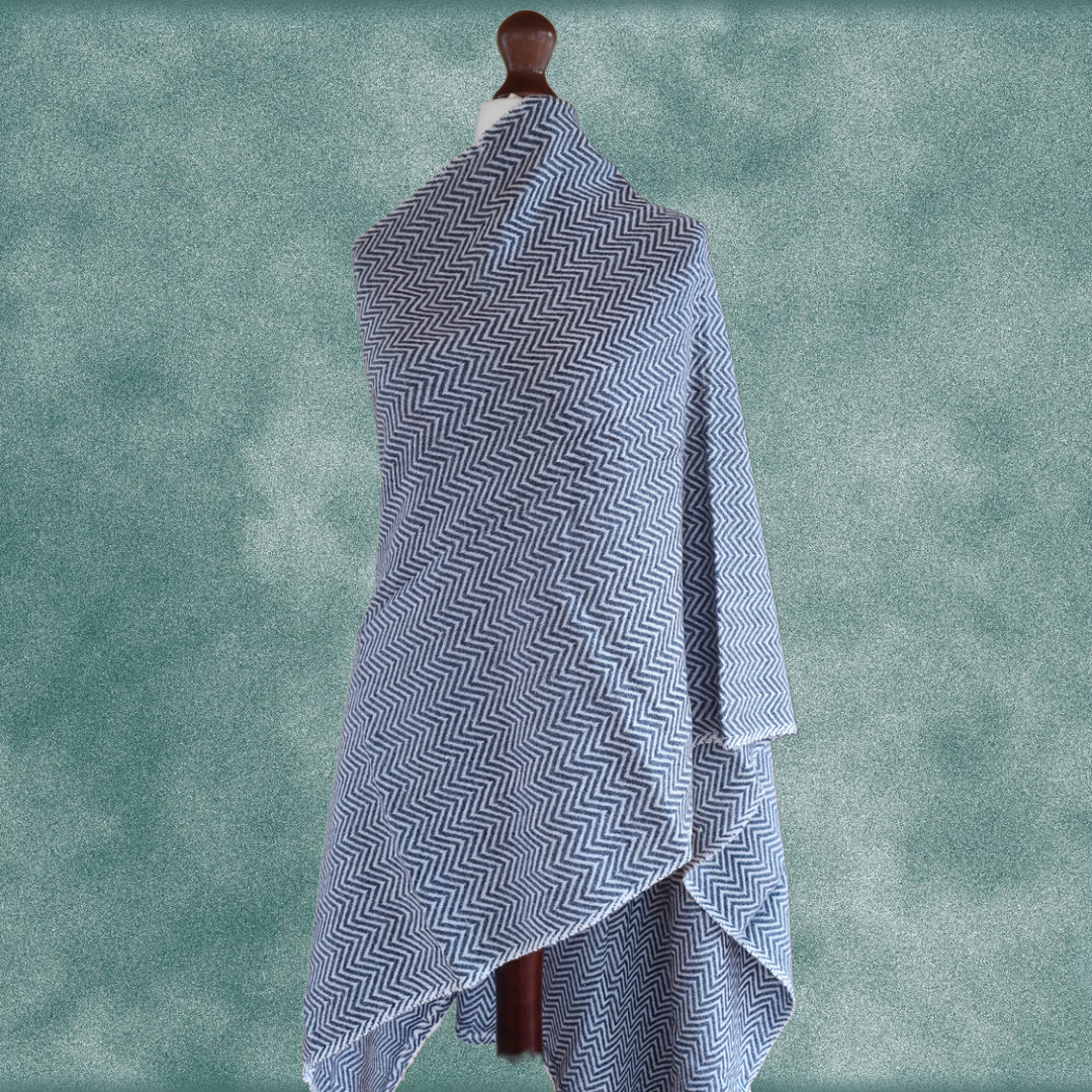 ZigZara: 2-Ply Cashmere Zig Zag Stole