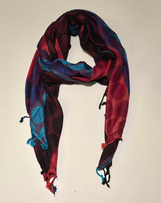 Luxury Multi-Colored Jamawar Shawl-Modal