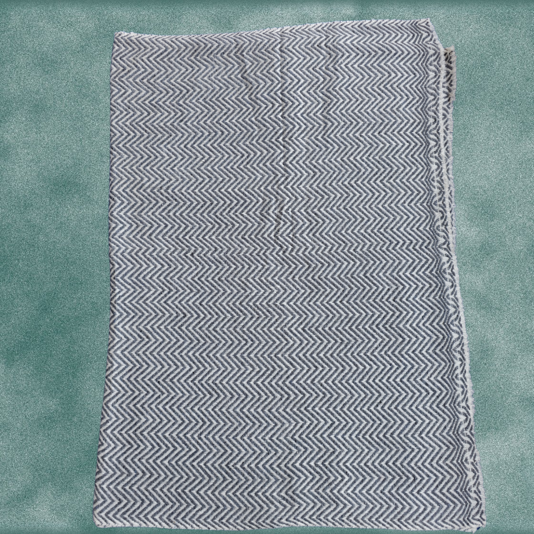 ZigZara: 2-Ply Cashmere Zig Zag Stole